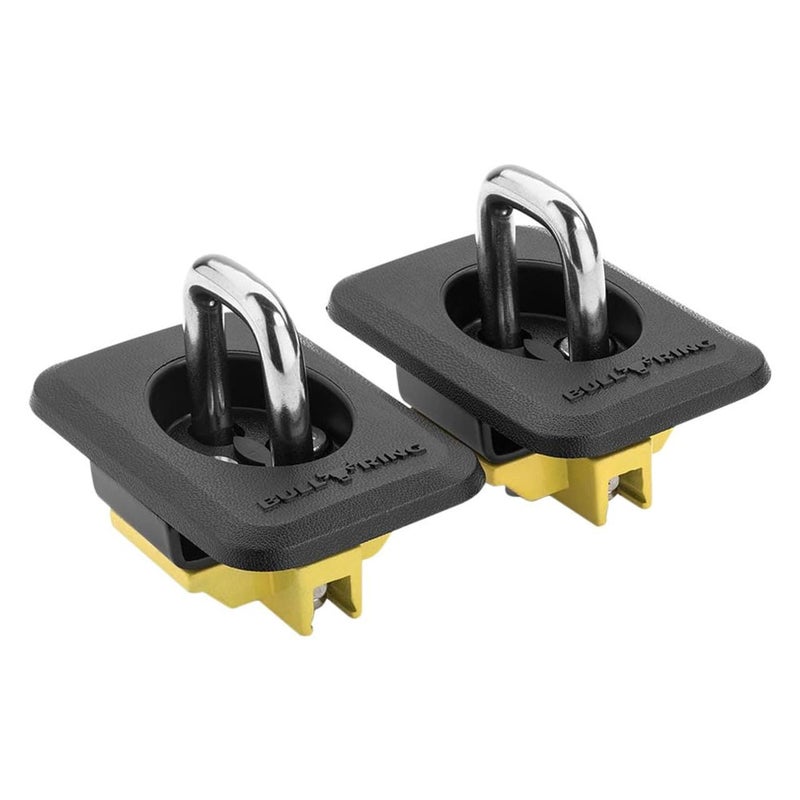 Bull Ring Classic Raised Fit Retractable Tie Down Anchors for '98-14 Ford F150, 98-16 Ford Super Duty, 88-13 Chevrolet Silverado and GMC Sierra, 95-08 Dodge RAM (1 Pair)â€¦ - Image 1